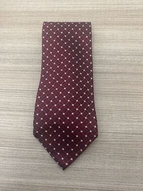Repp Ltd Men’s Formal Burgundy Multicolor Neck Tie 100% Silk Handmade # 3801